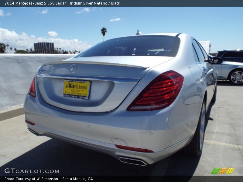 Iridium Silver Metallic / Black 2014 Mercedes-Benz S 550 Sedan