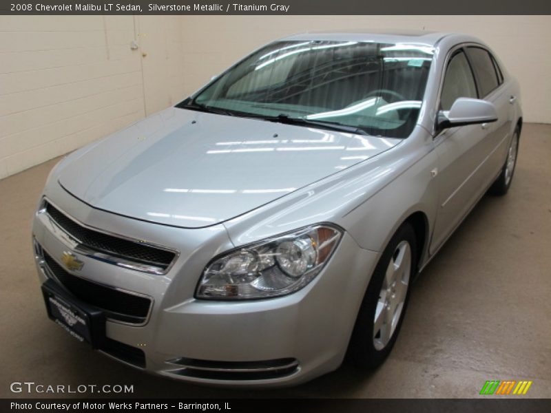 Silverstone Metallic / Titanium Gray 2008 Chevrolet Malibu LT Sedan