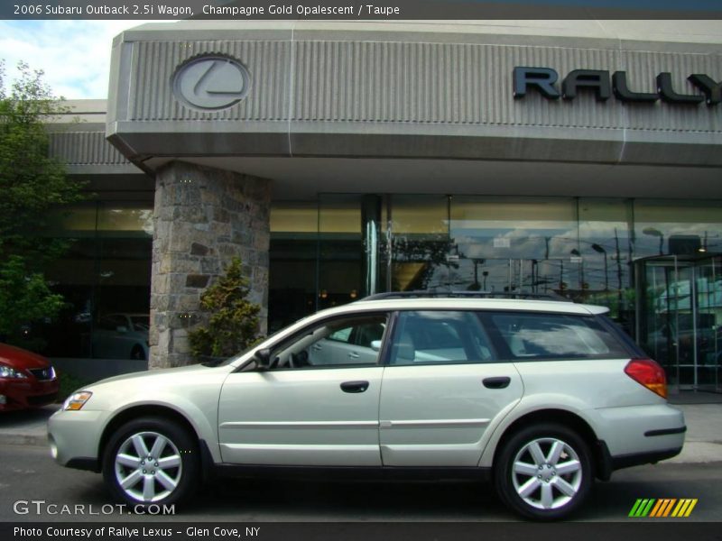 Champagne Gold Opalescent / Taupe 2006 Subaru Outback 2.5i Wagon