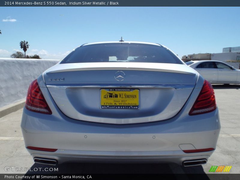 Iridium Silver Metallic / Black 2014 Mercedes-Benz S 550 Sedan