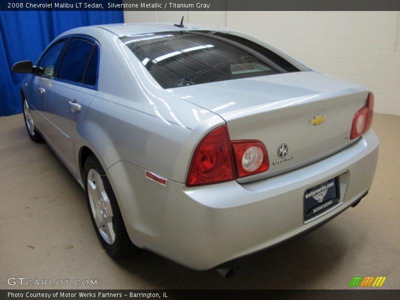 Silverstone Metallic / Titanium Gray 2008 Chevrolet Malibu LT Sedan