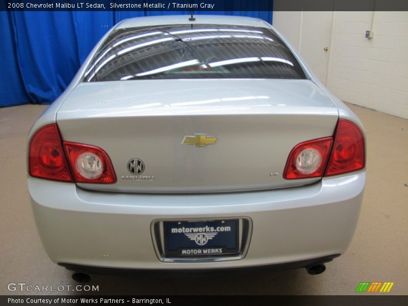 Silverstone Metallic / Titanium Gray 2008 Chevrolet Malibu LT Sedan
