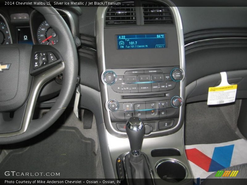 Silver Ice Metallic / Jet Black/Titanium 2014 Chevrolet Malibu LS