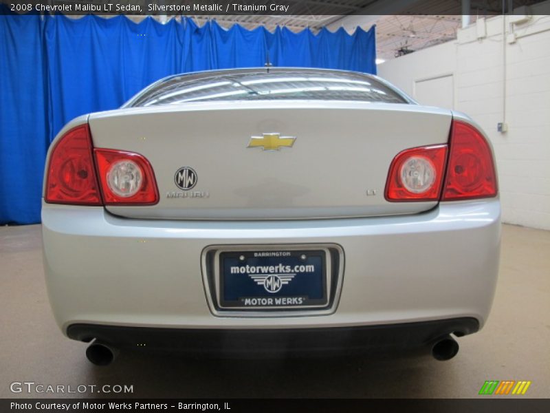 Silverstone Metallic / Titanium Gray 2008 Chevrolet Malibu LT Sedan