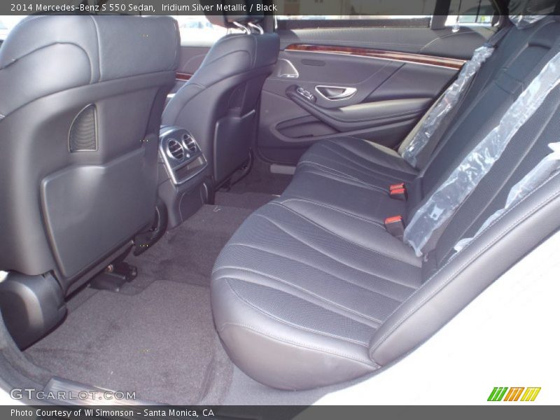 Iridium Silver Metallic / Black 2014 Mercedes-Benz S 550 Sedan