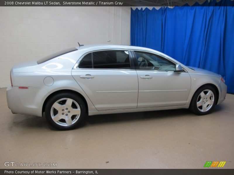 Silverstone Metallic / Titanium Gray 2008 Chevrolet Malibu LT Sedan