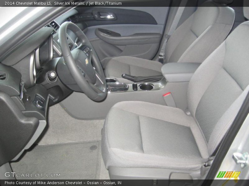 Silver Ice Metallic / Jet Black/Titanium 2014 Chevrolet Malibu LS