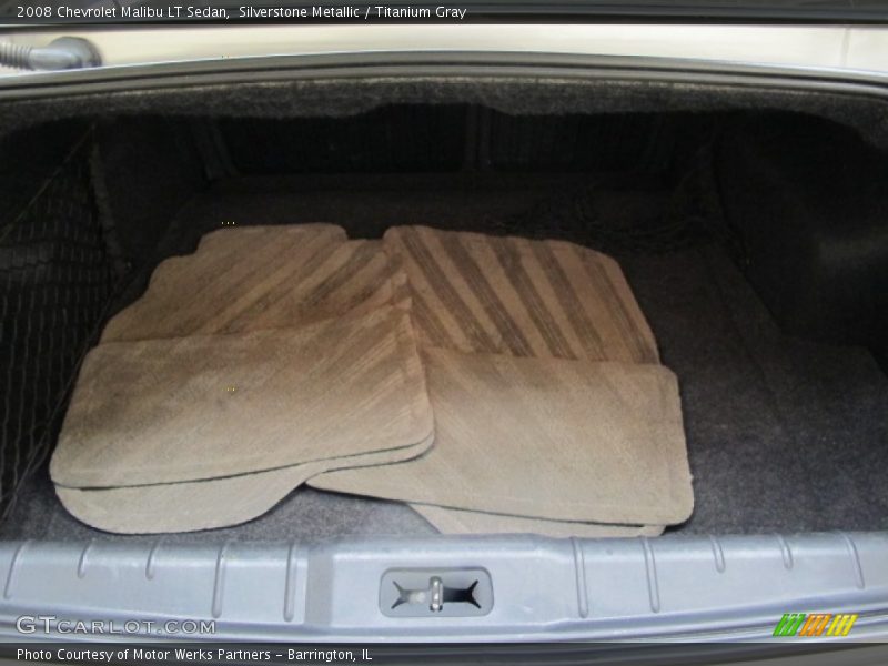 Silverstone Metallic / Titanium Gray 2008 Chevrolet Malibu LT Sedan