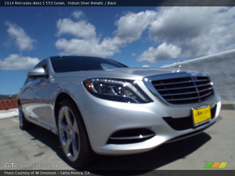 Iridium Silver Metallic / Black 2014 Mercedes-Benz S 550 Sedan