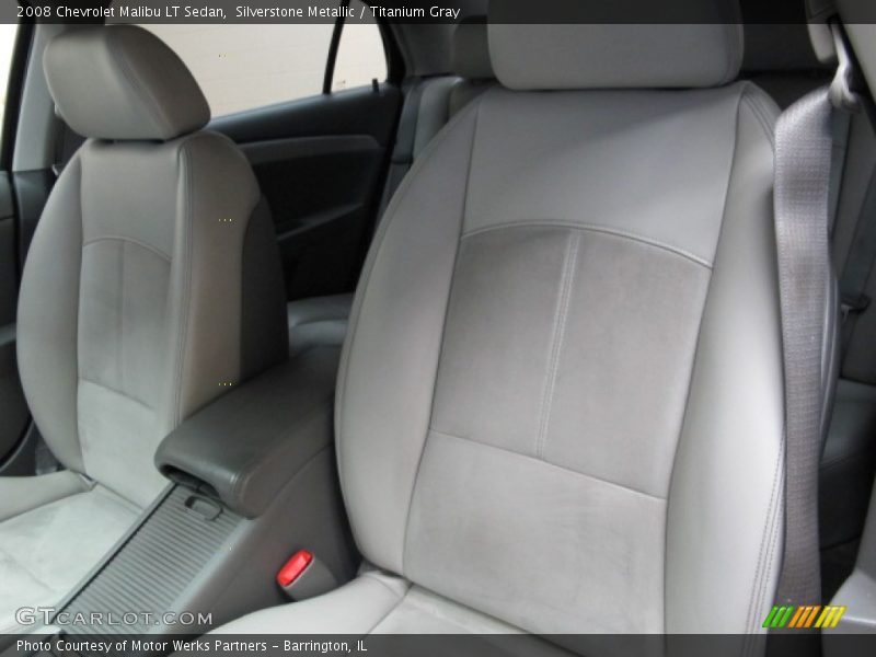 Silverstone Metallic / Titanium Gray 2008 Chevrolet Malibu LT Sedan
