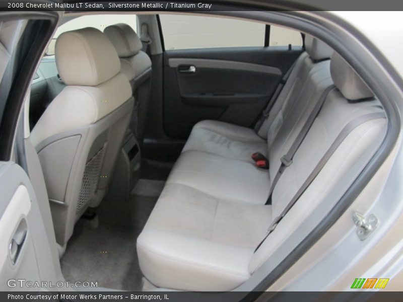 Silverstone Metallic / Titanium Gray 2008 Chevrolet Malibu LT Sedan