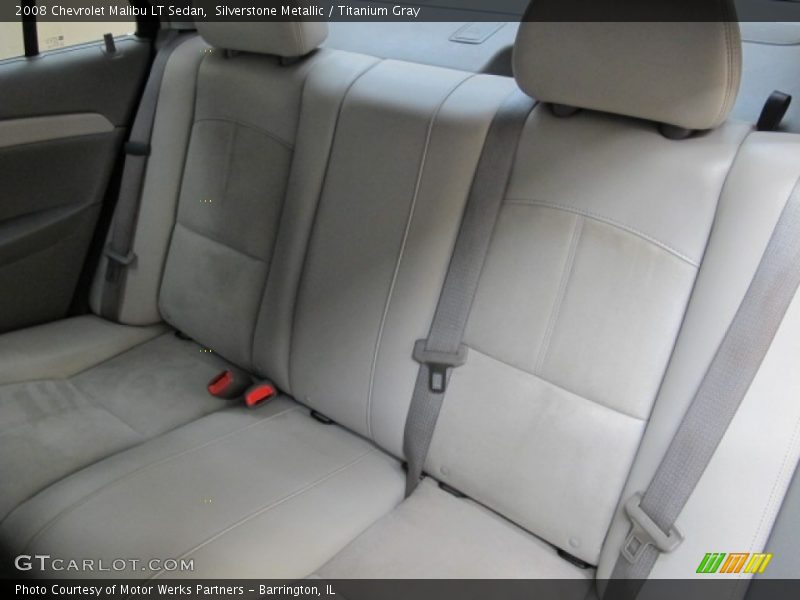 Silverstone Metallic / Titanium Gray 2008 Chevrolet Malibu LT Sedan