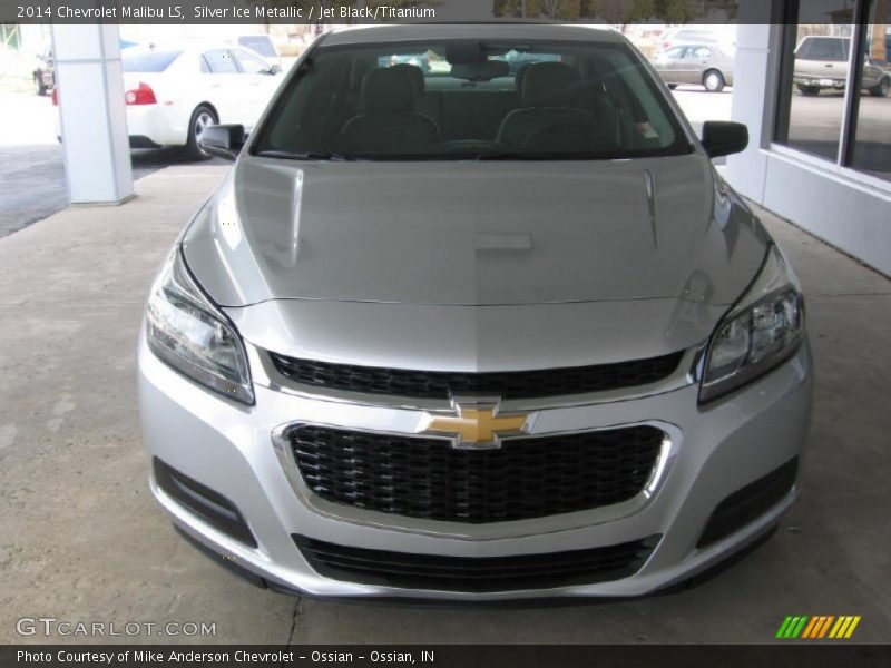 Silver Ice Metallic / Jet Black/Titanium 2014 Chevrolet Malibu LS