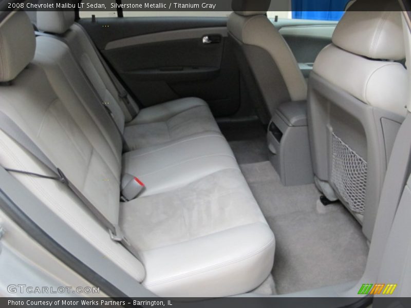Silverstone Metallic / Titanium Gray 2008 Chevrolet Malibu LT Sedan