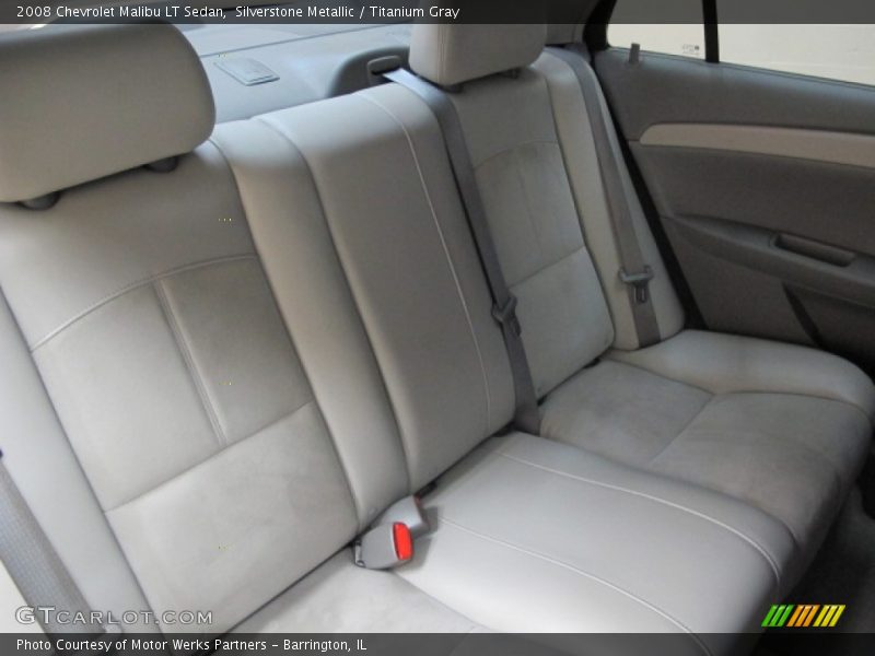 Silverstone Metallic / Titanium Gray 2008 Chevrolet Malibu LT Sedan