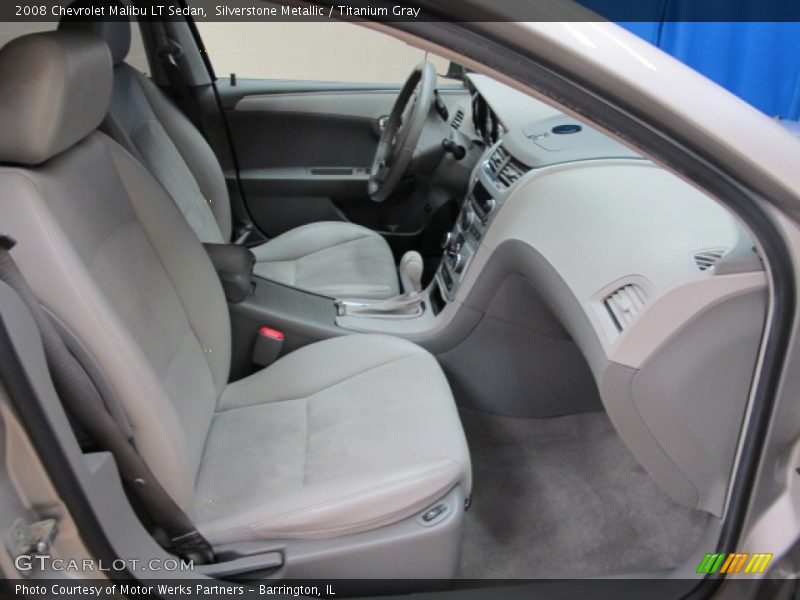 Silverstone Metallic / Titanium Gray 2008 Chevrolet Malibu LT Sedan