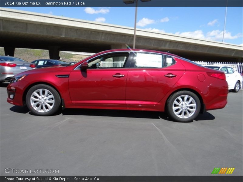 Remington Red / Beige 2014 Kia Optima EX