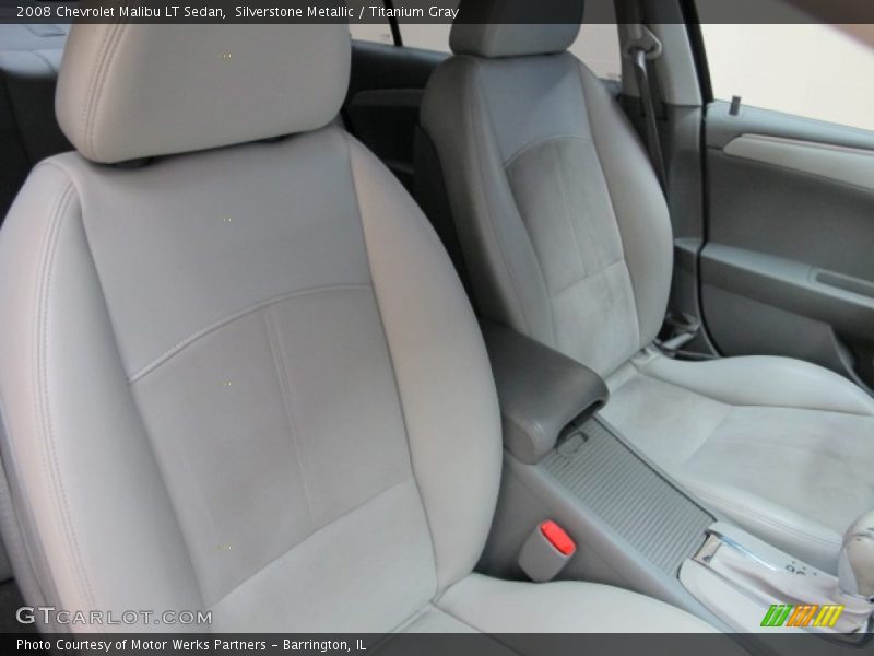 Silverstone Metallic / Titanium Gray 2008 Chevrolet Malibu LT Sedan