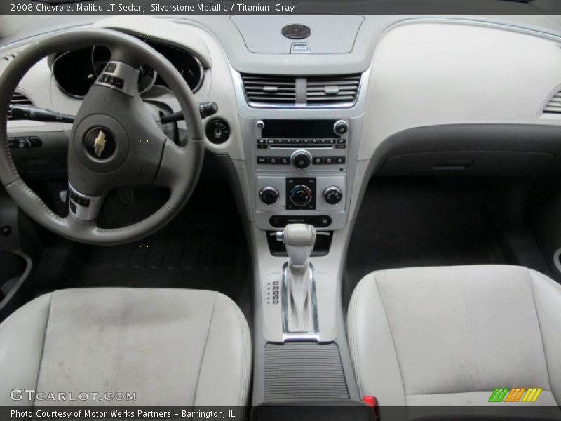 Silverstone Metallic / Titanium Gray 2008 Chevrolet Malibu LT Sedan