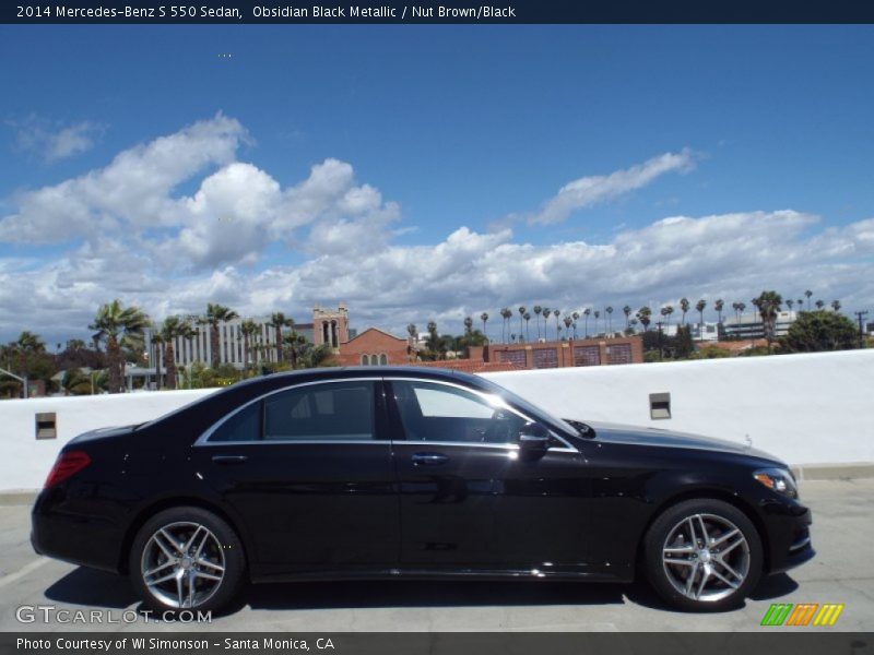 Obsidian Black Metallic / Nut Brown/Black 2014 Mercedes-Benz S 550 Sedan
