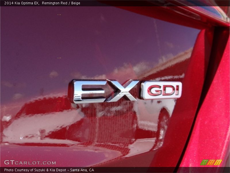 Remington Red / Beige 2014 Kia Optima EX