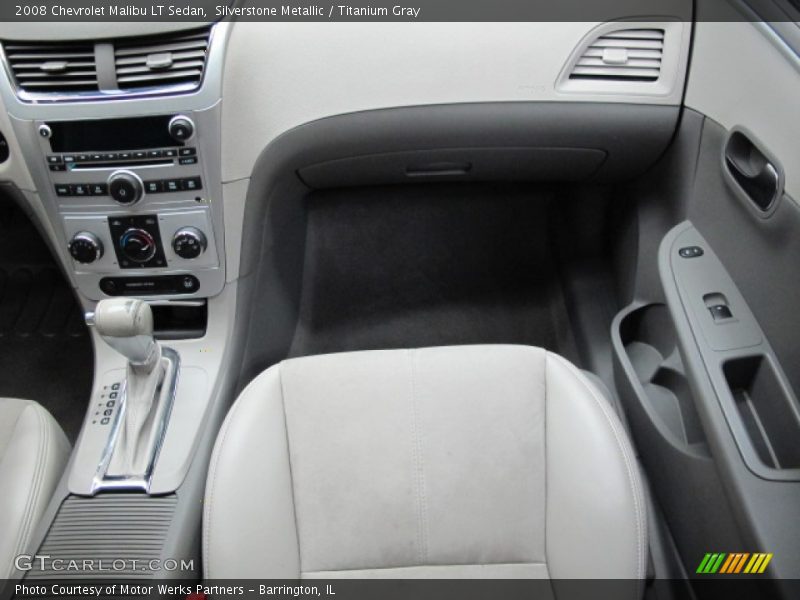 Silverstone Metallic / Titanium Gray 2008 Chevrolet Malibu LT Sedan