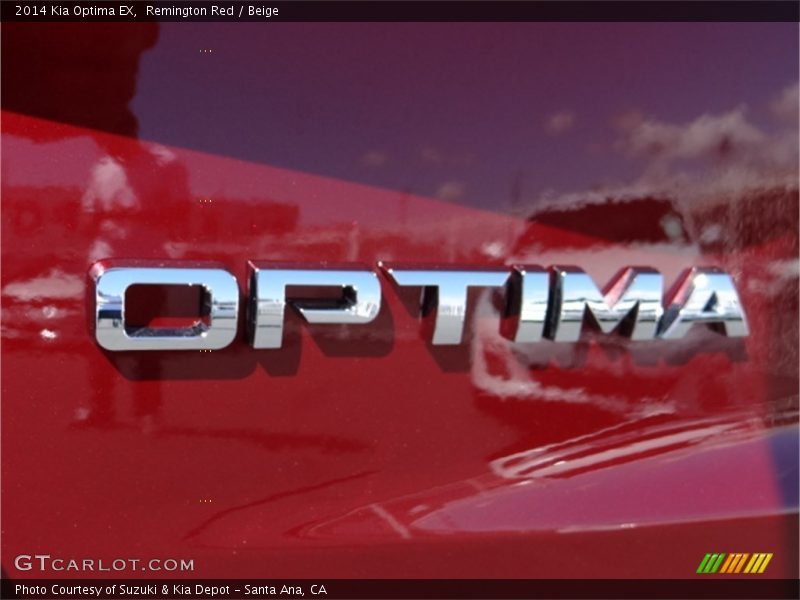 Remington Red / Beige 2014 Kia Optima EX