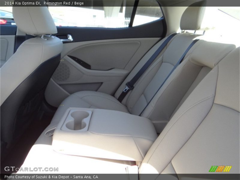 Remington Red / Beige 2014 Kia Optima EX