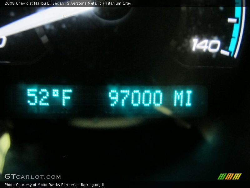 Silverstone Metallic / Titanium Gray 2008 Chevrolet Malibu LT Sedan