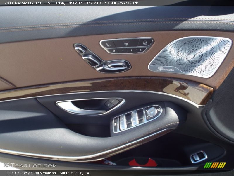 Obsidian Black Metallic / Nut Brown/Black 2014 Mercedes-Benz S 550 Sedan