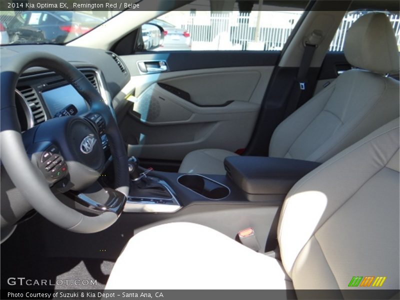 Remington Red / Beige 2014 Kia Optima EX