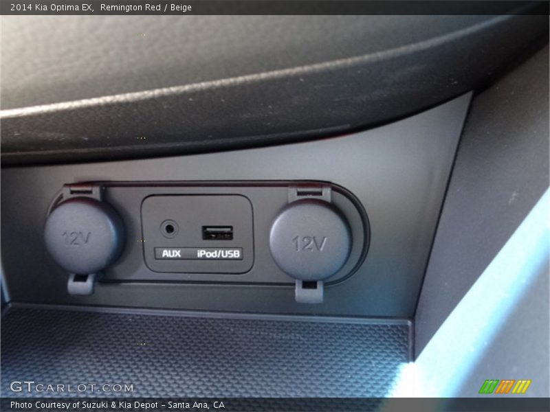 Remington Red / Beige 2014 Kia Optima EX