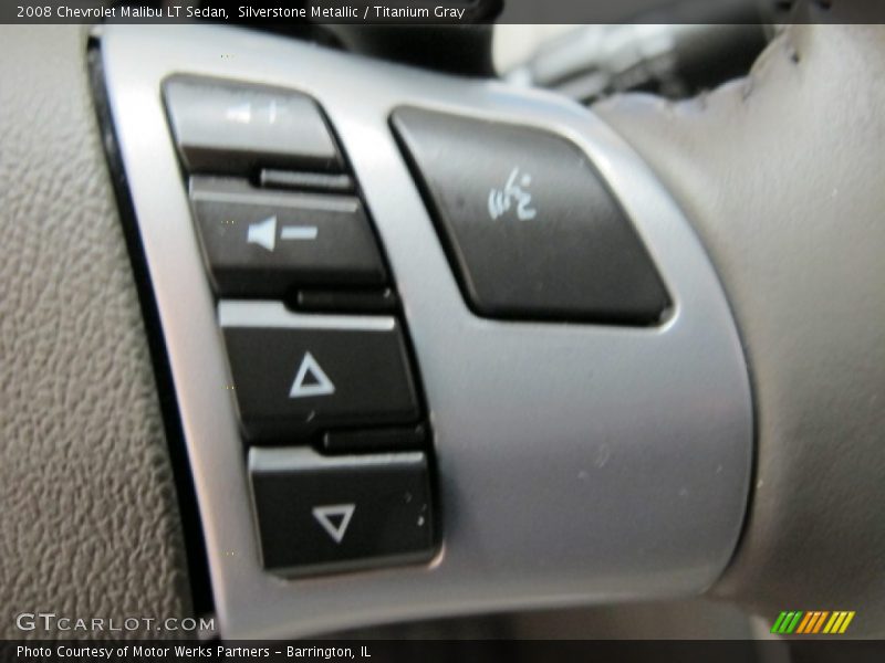 Silverstone Metallic / Titanium Gray 2008 Chevrolet Malibu LT Sedan