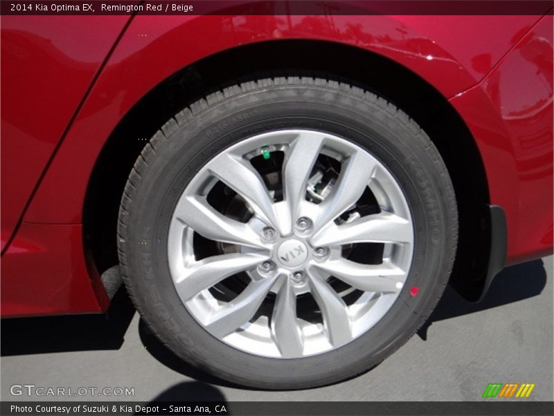 Remington Red / Beige 2014 Kia Optima EX