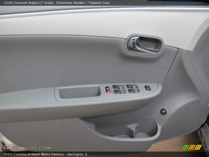 Silverstone Metallic / Titanium Gray 2008 Chevrolet Malibu LT Sedan