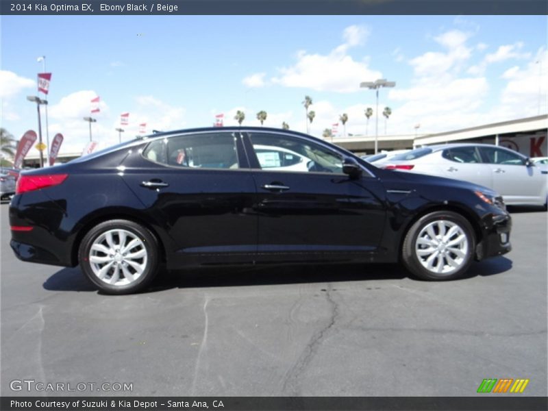 Ebony Black / Beige 2014 Kia Optima EX