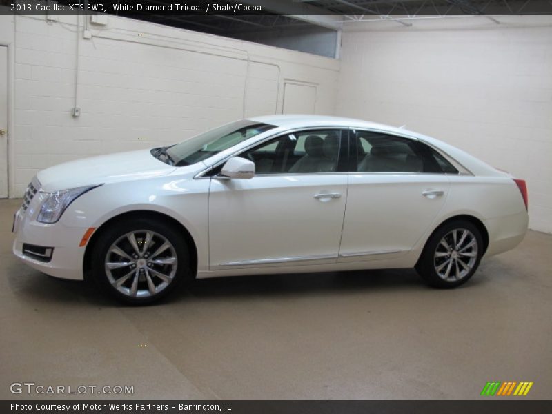 White Diamond Tricoat / Shale/Cocoa 2013 Cadillac XTS FWD