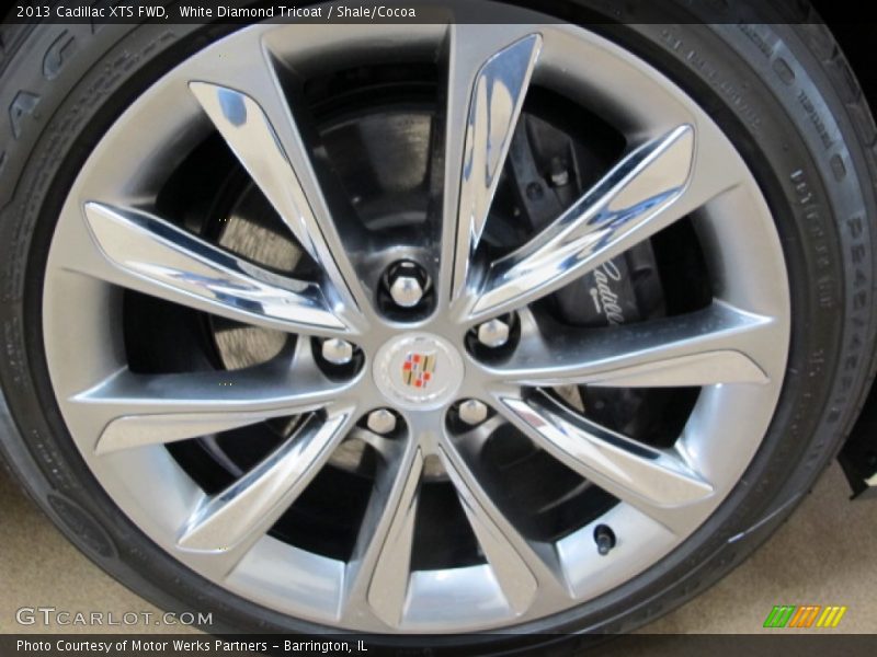 White Diamond Tricoat / Shale/Cocoa 2013 Cadillac XTS FWD