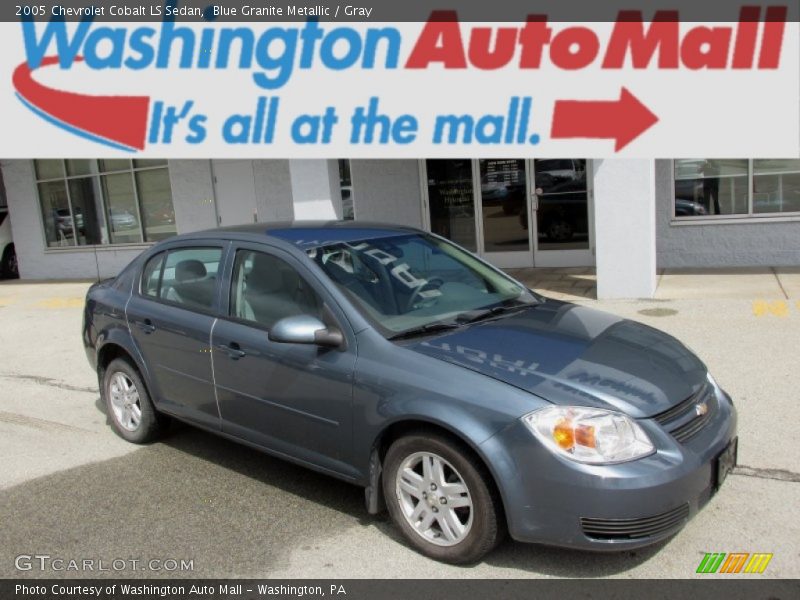 Blue Granite Metallic / Gray 2005 Chevrolet Cobalt LS Sedan