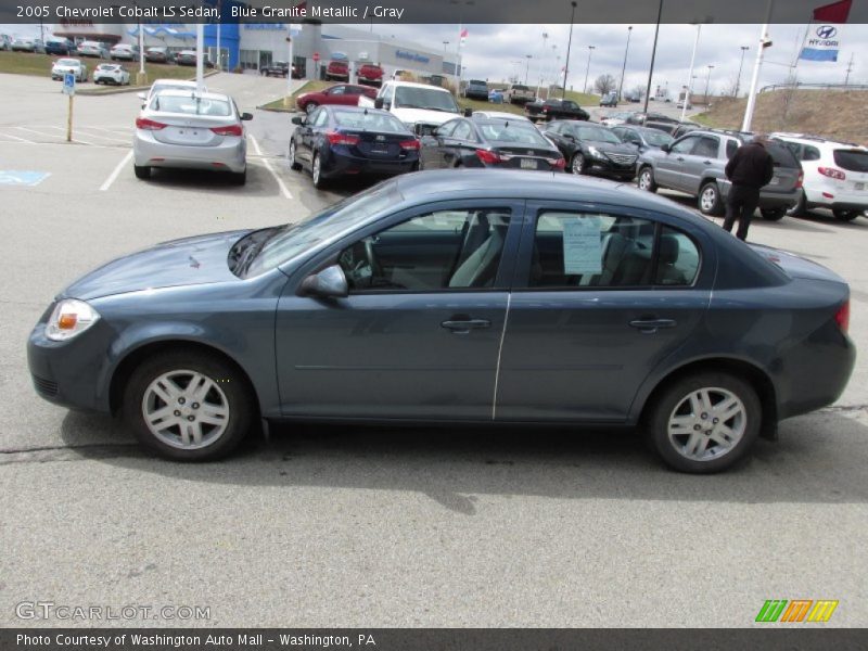 Blue Granite Metallic / Gray 2005 Chevrolet Cobalt LS Sedan