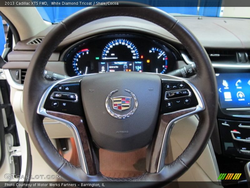 White Diamond Tricoat / Shale/Cocoa 2013 Cadillac XTS FWD
