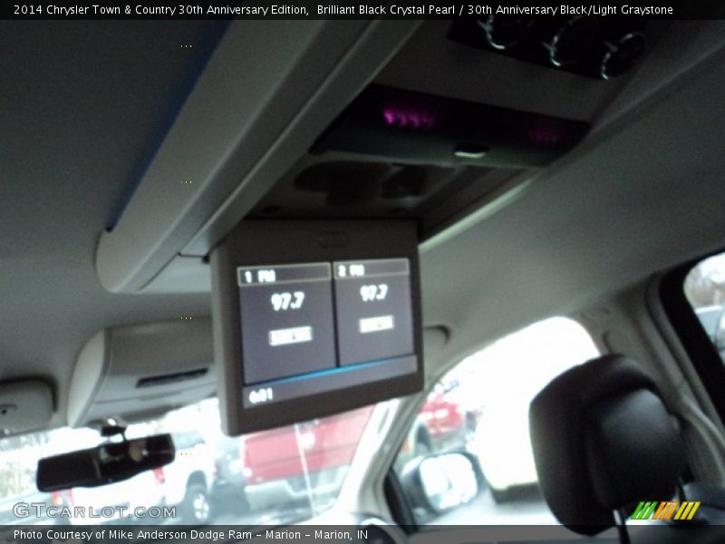 Brilliant Black Crystal Pearl / 30th Anniversary Black/Light Graystone 2014 Chrysler Town & Country 30th Anniversary Edition