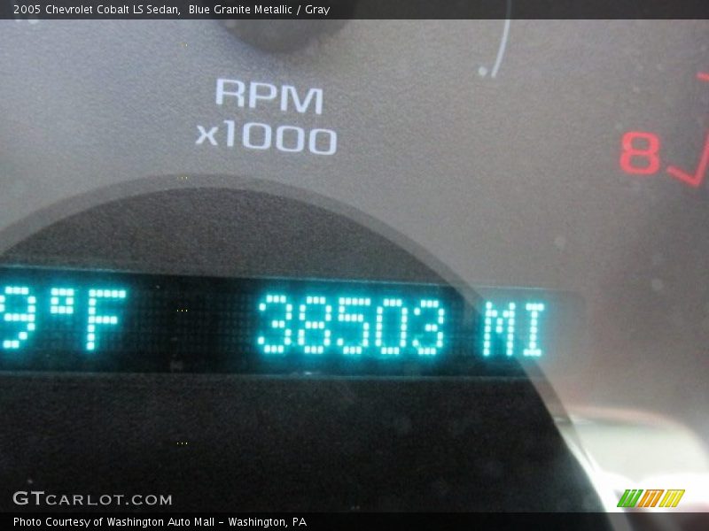Blue Granite Metallic / Gray 2005 Chevrolet Cobalt LS Sedan