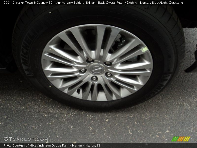 Brilliant Black Crystal Pearl / 30th Anniversary Black/Light Graystone 2014 Chrysler Town & Country 30th Anniversary Edition