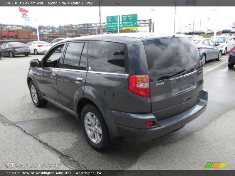 Blond Gray Metallic / Gray 2002 Isuzu Axiom AWD