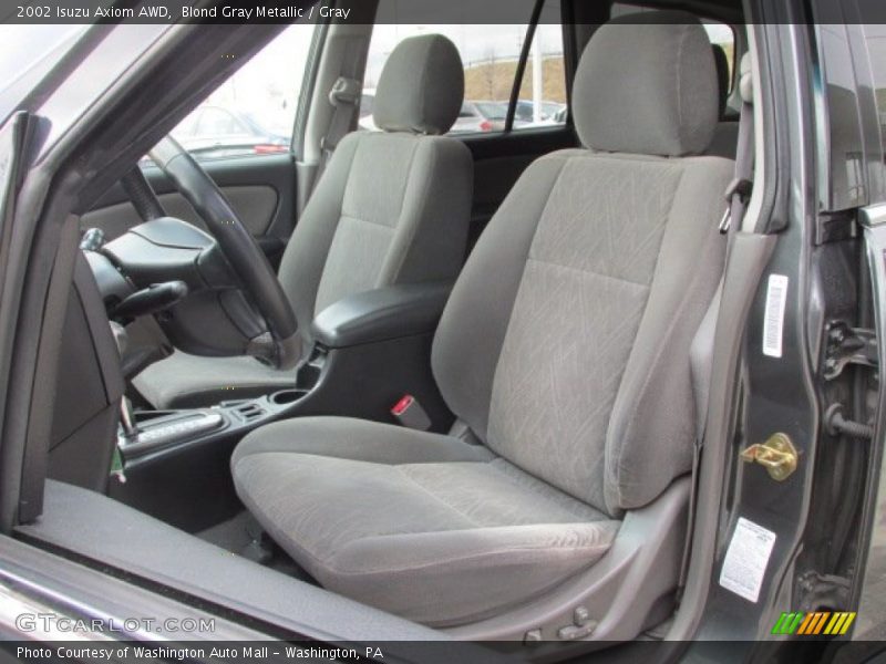 Blond Gray Metallic / Gray 2002 Isuzu Axiom AWD