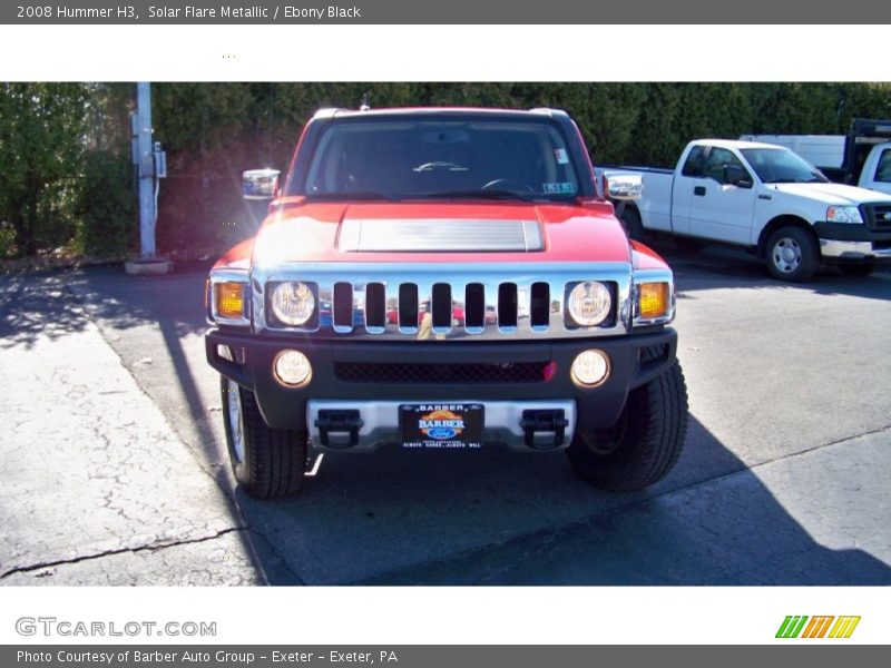 Solar Flare Metallic / Ebony Black 2008 Hummer H3