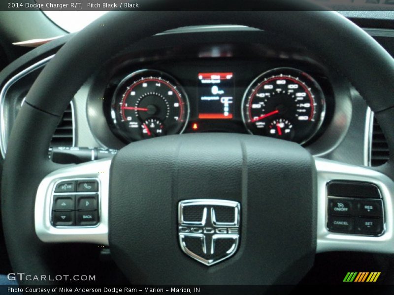 Pitch Black / Black 2014 Dodge Charger R/T