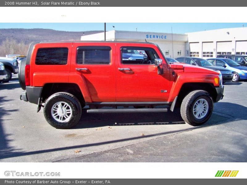 Solar Flare Metallic / Ebony Black 2008 Hummer H3
