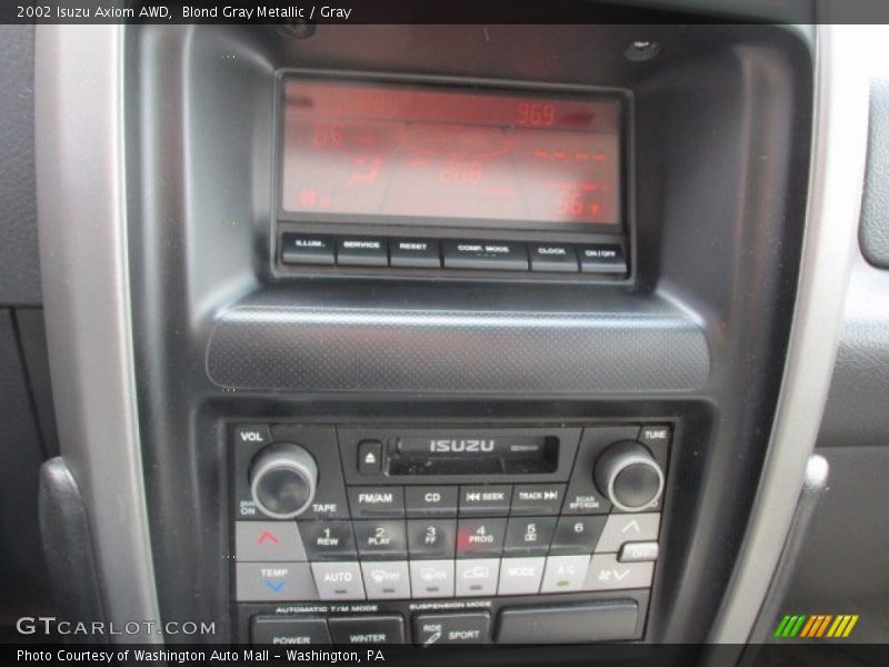 Blond Gray Metallic / Gray 2002 Isuzu Axiom AWD